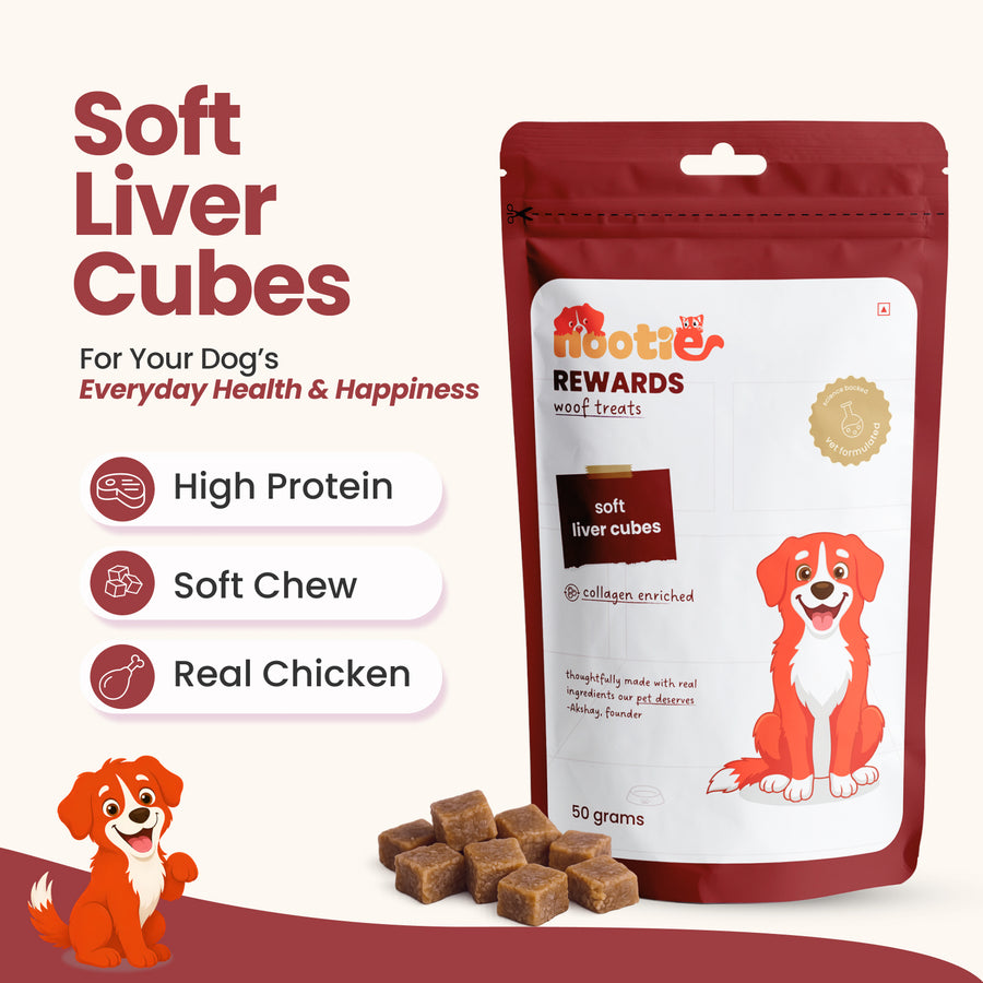 Rewards Dog Treats - Soft Liver Cubes