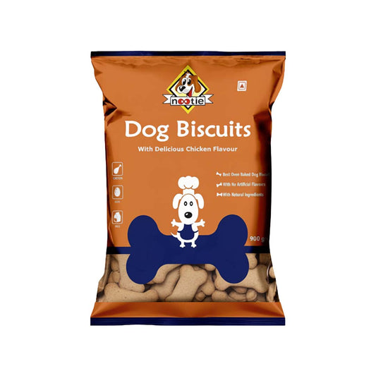 Nootie Chicken Biscuits with Peanut Butter Flavour for Adult Dogs (900g) | High-Protein, Crunchy & Energy-Rich Treats