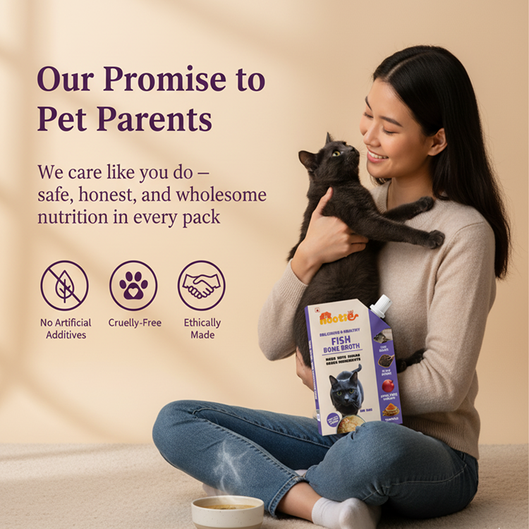 Nootie Natural Fish Broth for Dogs & Cats – Nutrient-Rich, Hydrating Meal Topper (100ml)