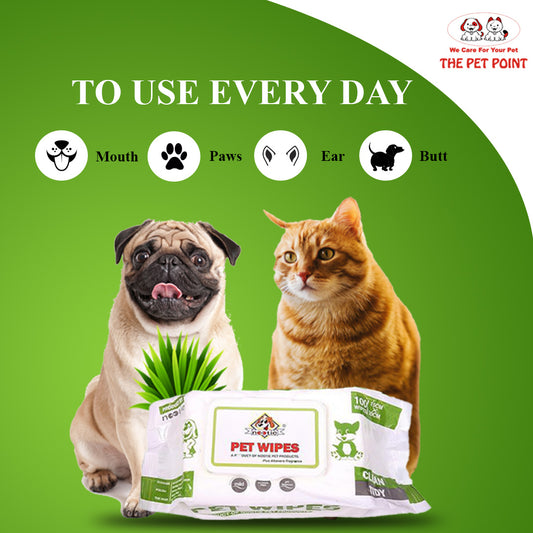 Nootie Wet Pet Wipes 100 Pulls , suitable for Cats & Dogs