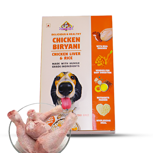 Nootie Freshly Wholesome Chicken Biryani | Chicken Liver & Rice Flavor Gluten Free 300 Gms