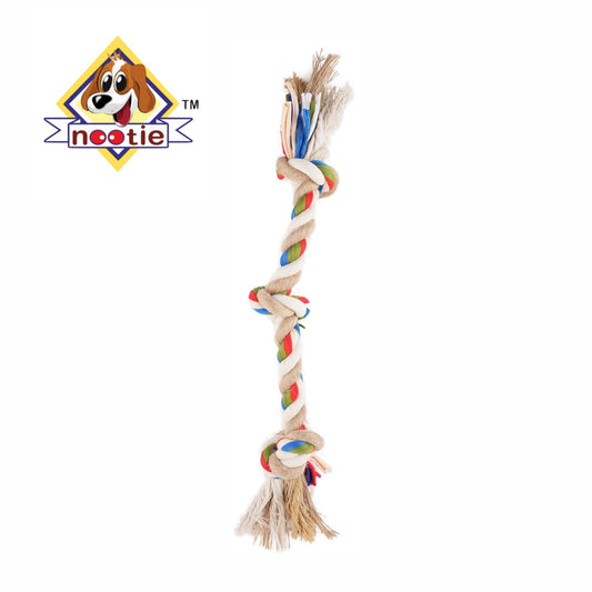 Nootie 3 Knots Single Rope Toy For Dogs