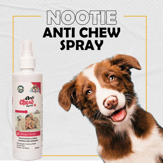 Nootie Anti Chew Spray with Natural Ingredients for Dogs & Cats 250 Ml