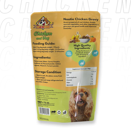 Nootie Chicken & Veg Gravy 70gm