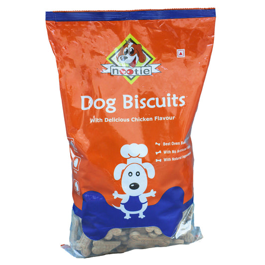 Nootie Chicken Biscuits with Peanut Butter Flavour for Adults - 900 Gms (New & Improved)