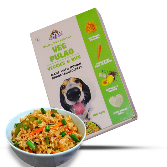 Nootie Freshly Wholesome Veg Pulao | Veggies & Rice Flavor Gluten Free | 100% Vegetarian Meal 300 Gms