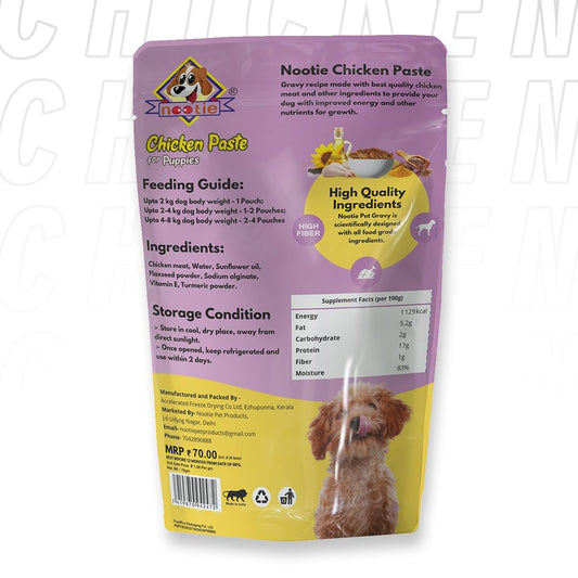 Nootie Chicken Paste For Puppy 70gm