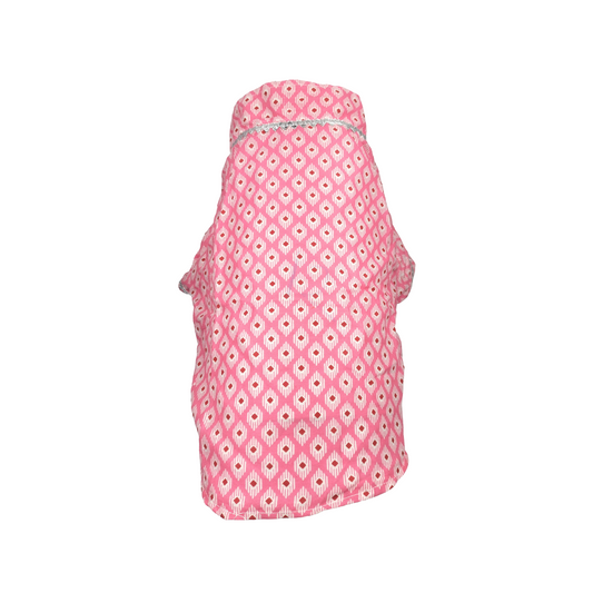 Nootie Printed Kurta - Pink, Cloth for Dogs