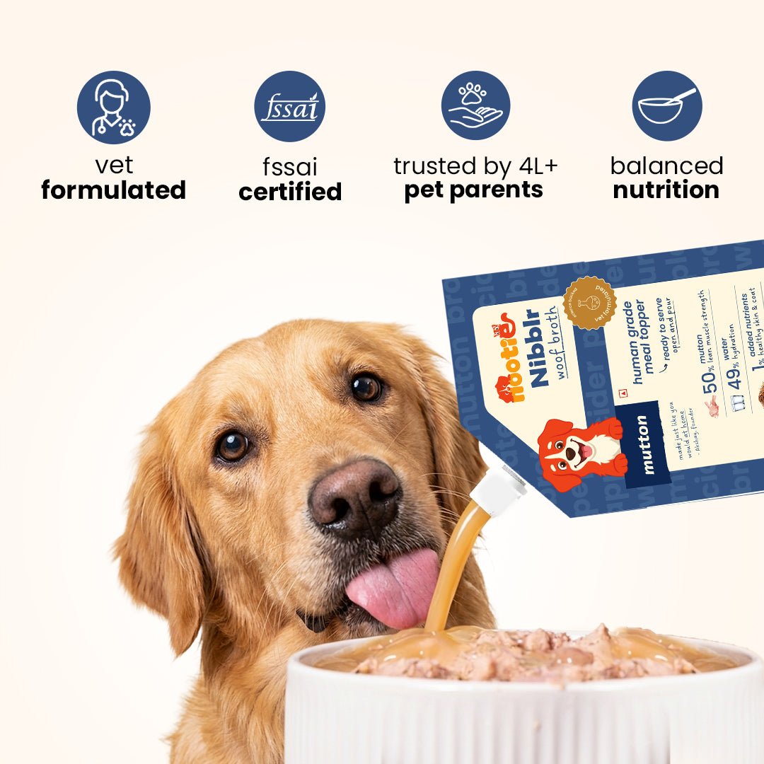 Nibblr Bone Broth Trial Pack Combo (100ml) - Hydrating Meal Topper for Dog - nootie.in