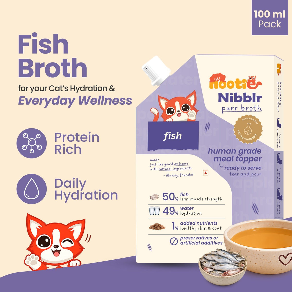 Nibblr Broths - Meals for Cats - Food and Hydration - nootie.in