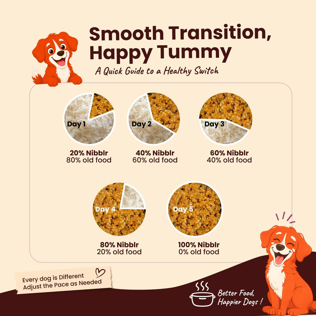 Nibblr Chicken Biryani (100g) – Fresh Wholesome Dog Meal - nootie.in