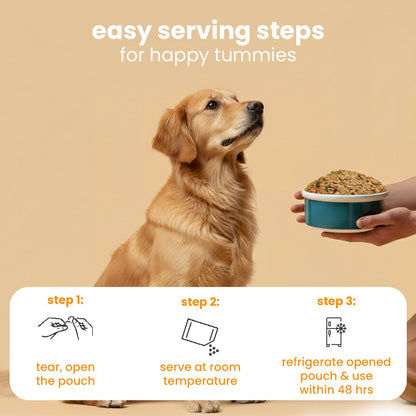 Nibblr Chicken Liver and Pumpkin (100g) – Fresh Wholesome Dog Meal - nootie.in