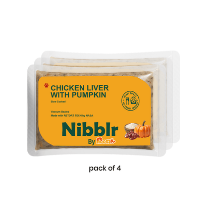 Nibblr Chicken Liver & Pumpkin Dog Food (300g) 