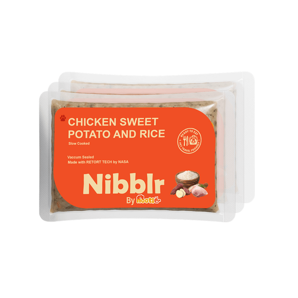Nibblr Chicken Sweet Potato & Rice Dog Food  – 300g