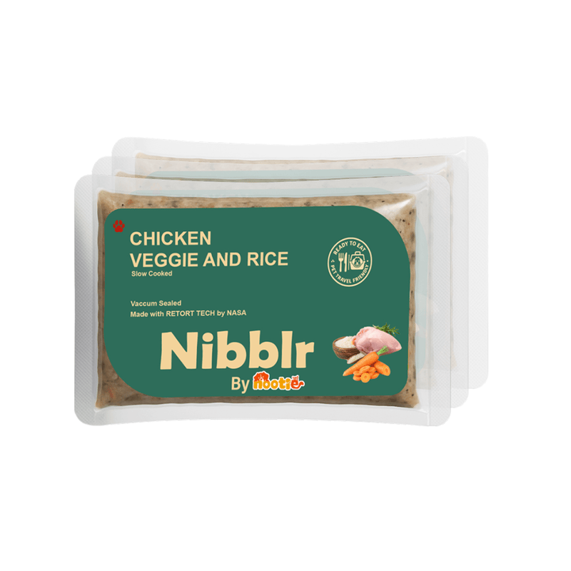 Nootie Chicken, Veggie & Rice Dog Food (300g) - Nutritious Daily Wet Food for Dogs