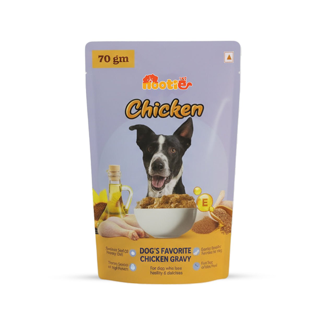Nootie Chicken Gravy Dog Food | High - Protein, Energy Boosting & Skin Health Support (70g) - nootie.in