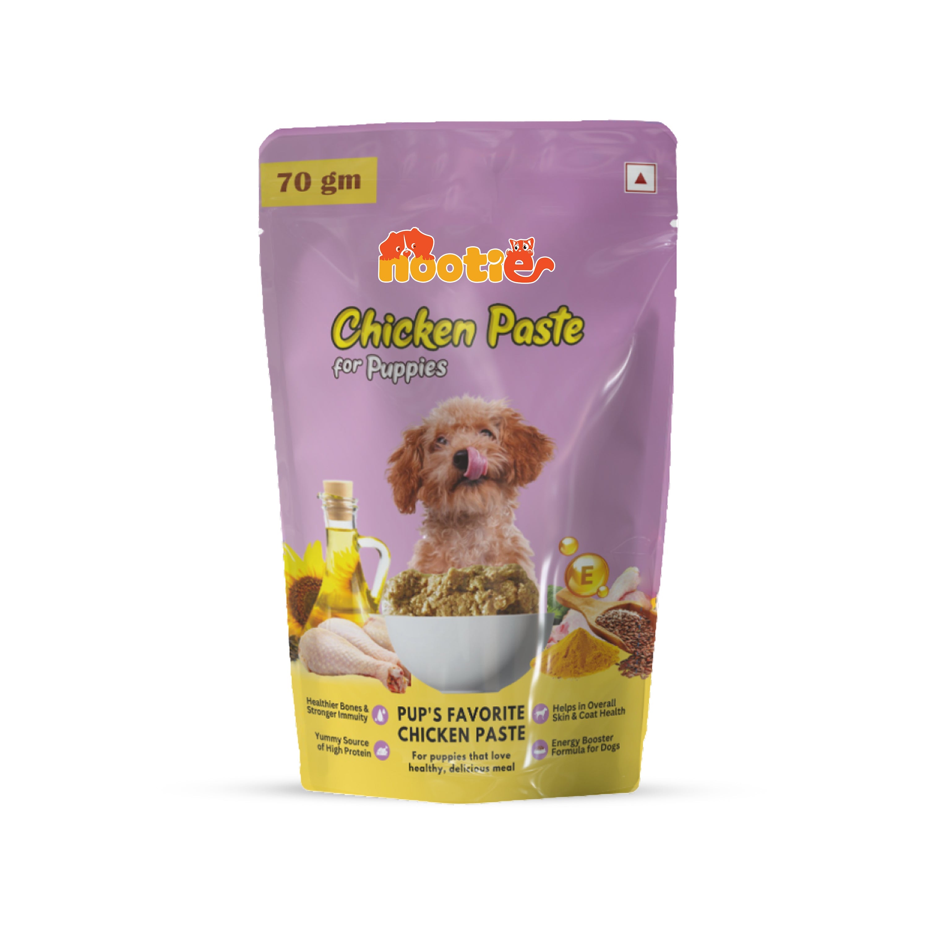 Nootie Chicken Paste for Puppies | High - Protein Growth Formula, Easy - to - Digest & Energy Boosting (70g) - nootie.in