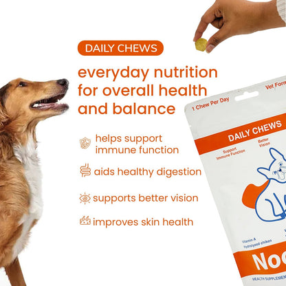  Multivitamin for Dogs - Nootie+ Daily Multivitamin Chews for Dogs 