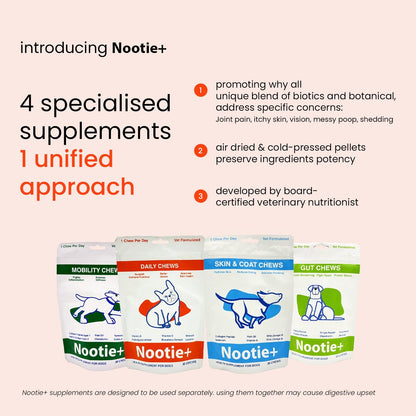 Multivitamin for Dogs - Nootie+ Daily Multivitamin Chews for Dogs 