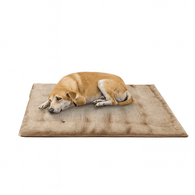 Nootie Eco - Friendly Jute Pet Bed - Durable & Soft Sleeping Mat for Dogs & Cats (Small) - nootie.in