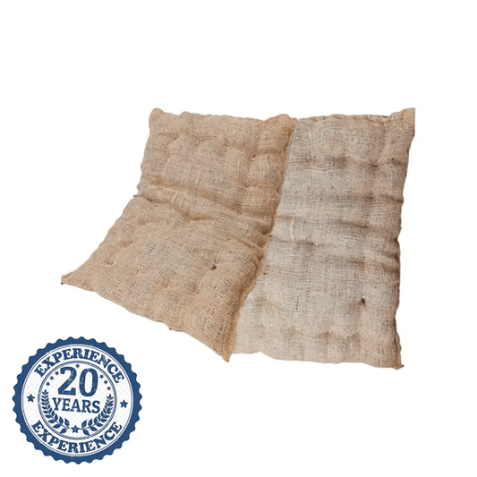 Nootie Eco - Friendly Jute Pet Bed - Durable & Soft Sleeping Mat for Dogs & Cats (Small) - nootie.in