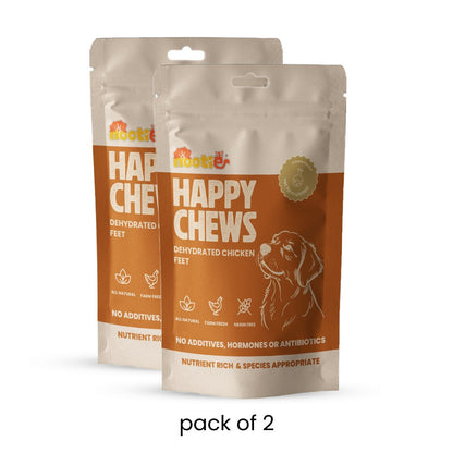 Nootie Dehydrated Chicken Feet for Dogs (80g) 