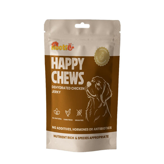 Nootie Happy Chews – Dehydrated Chicken Jerky Dog Treats – 80g - nootie.in