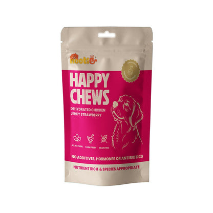 Nootie Chicken & Strawberry Natural Dog Jerky (80g) 
