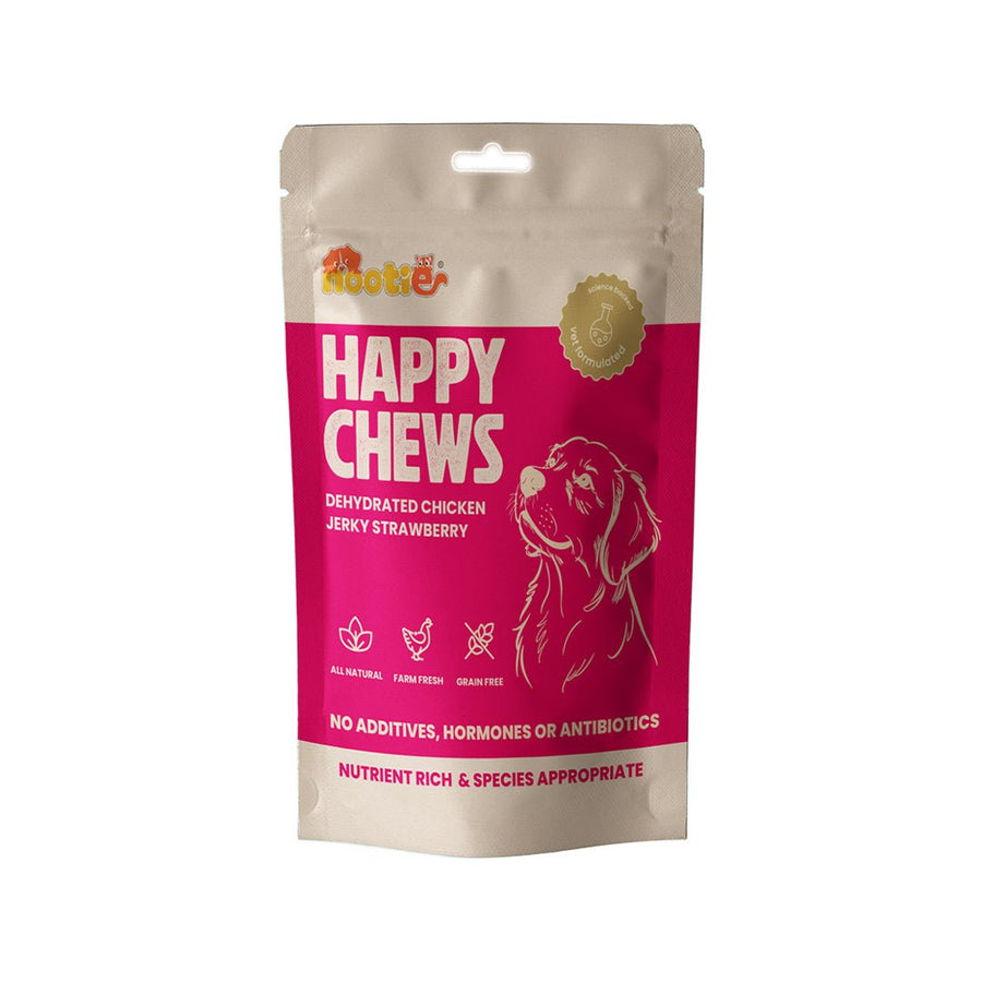 Nootie Chicken & Strawberry Natural Dog Jerky (80g) 