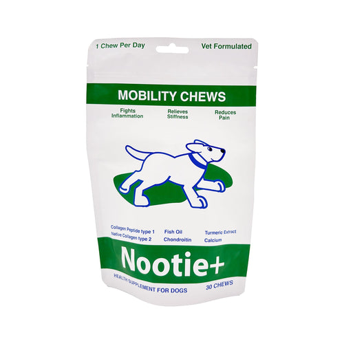 Nootie+ Mobility Chews for Dogs | Joint Support, Pain Relief & Anti-Inflammation (30 Chews)