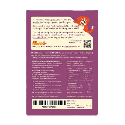 Nootie Nibblr Ready to Eat Woof Dog Meals - nootie.in