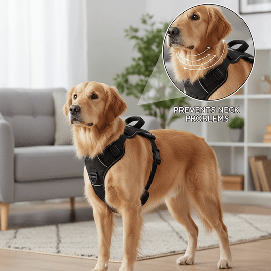 Nootie No-Pull Reflective Dog Harness - Padded Training Vest with Handle for Easy Control - nootie.in