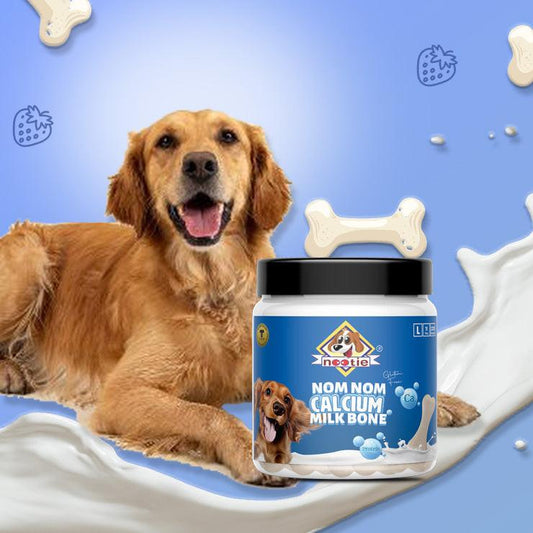 Nootie Nom Nom Calcium Milk Flavoured Bone Large Size - 220 Gm - nootie.in