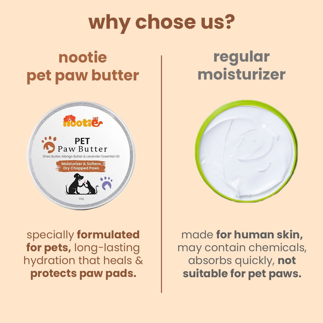 Nootie Natural Paw Balm with Shea & Mango Butter (100g) 
