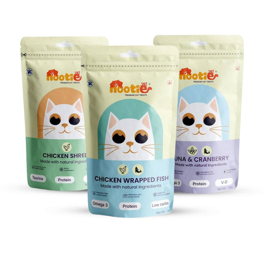 Nootie Premium Cat Treat Variety Pack - Natural Cat Treats Combo