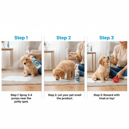 Nootie Puppy Training Spray – Jasmine Fragrance (250 ml) | Potty Area Attractor & Odour Control - nootie.in