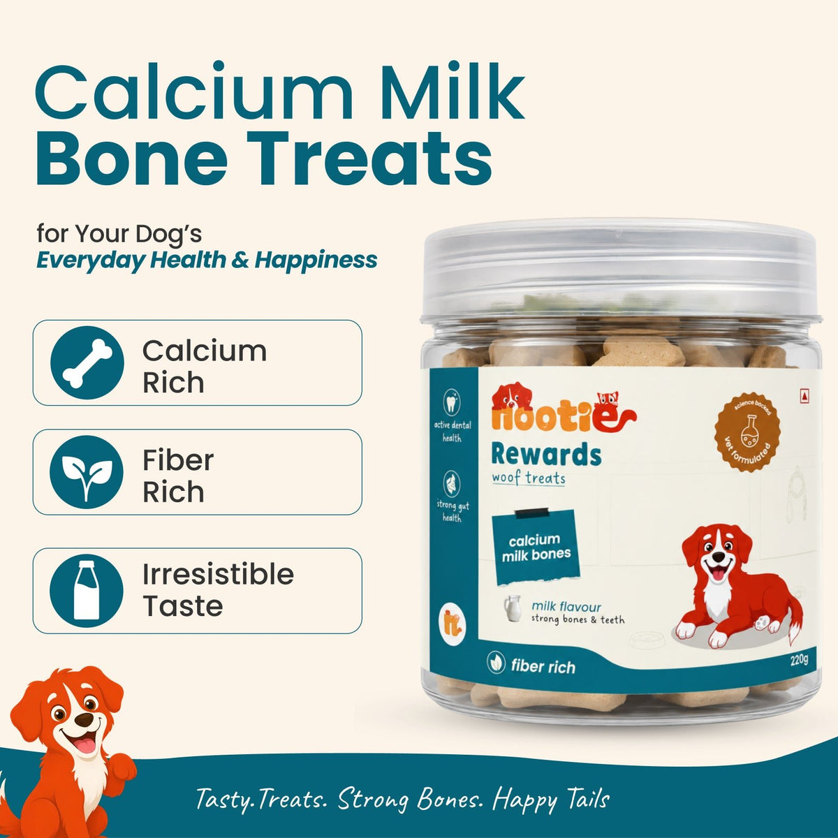 Nootie Rewards - Milk Biscuit Treats for Dogs - nootie.in