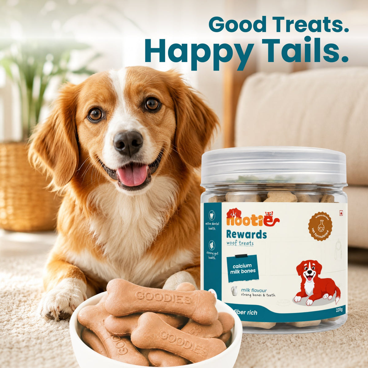 Nootie Rewards - Milk Biscuit Treats for Dogs - nootie.in