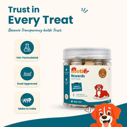 Nootie Rewards - Milk Biscuit Treats for Dogs - nootie.in
