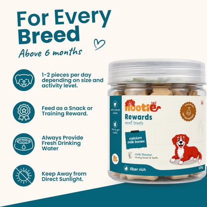 Nootie Rewards - Milk Biscuit Treats for Dogs - nootie.in