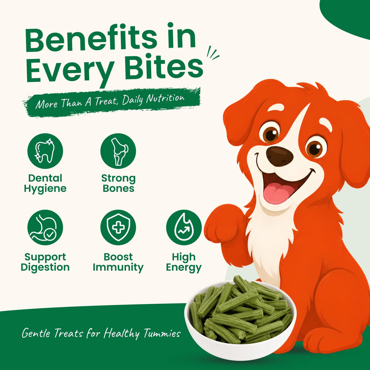 Nootie Rewards Seaweed Dental Sticks for Dogs (220g) - nootie.in