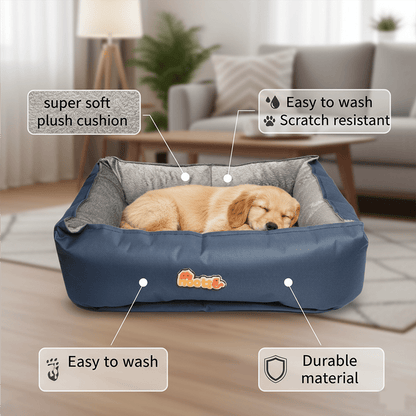 Nootie Sofa Basket Pet Bed (Small) -  Washable Dog Bed 