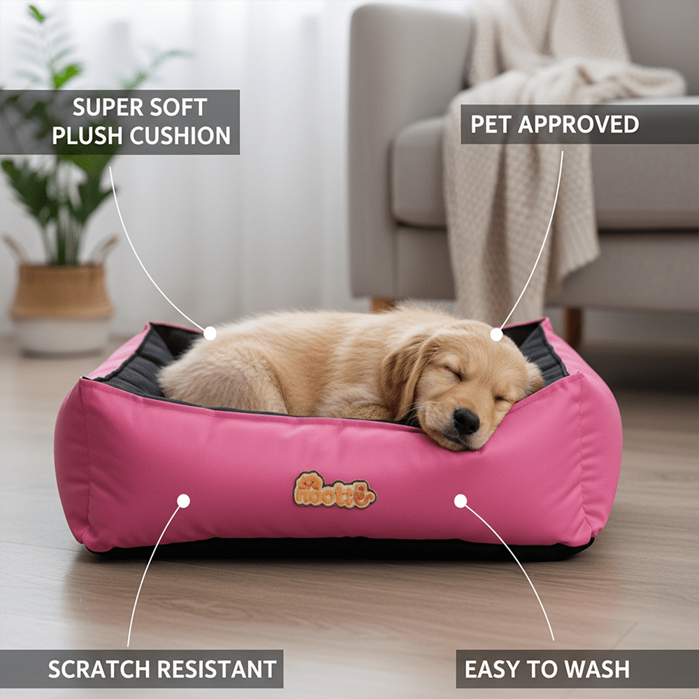 Nootie Sofa Basket Pet Bed (Small) -  Washable Dog Bed 