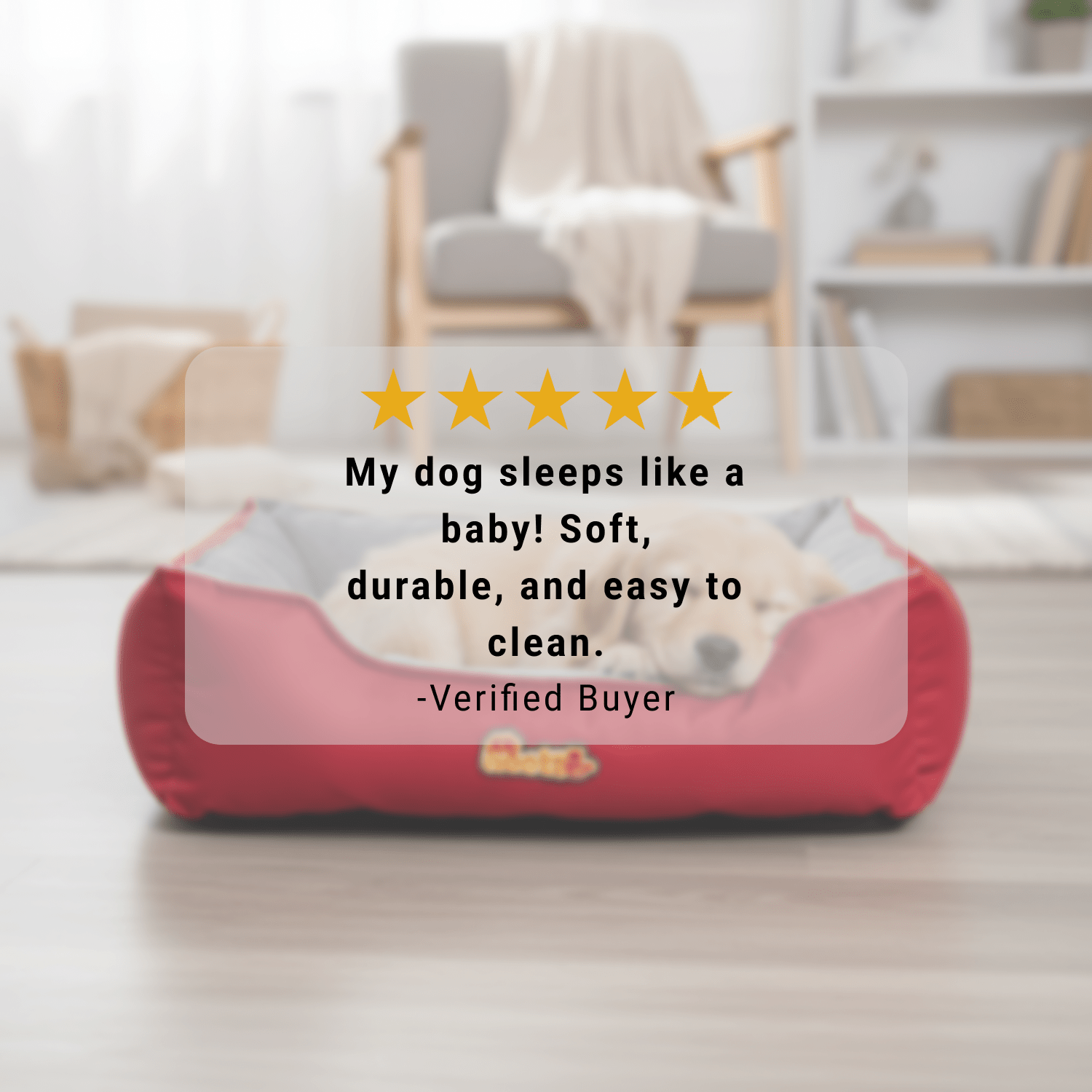 Nootie Sofa Basket Pet Bed (Small) - Washable Velvet & Scratch - Resistant Luxury Dog Bed - nootie.in