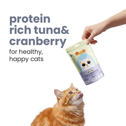 Nootie Tuna & Cranberry Cat Treats (35g) - Omega - 3 Rich Natural Snacks for Urinary Health - nootie.in
