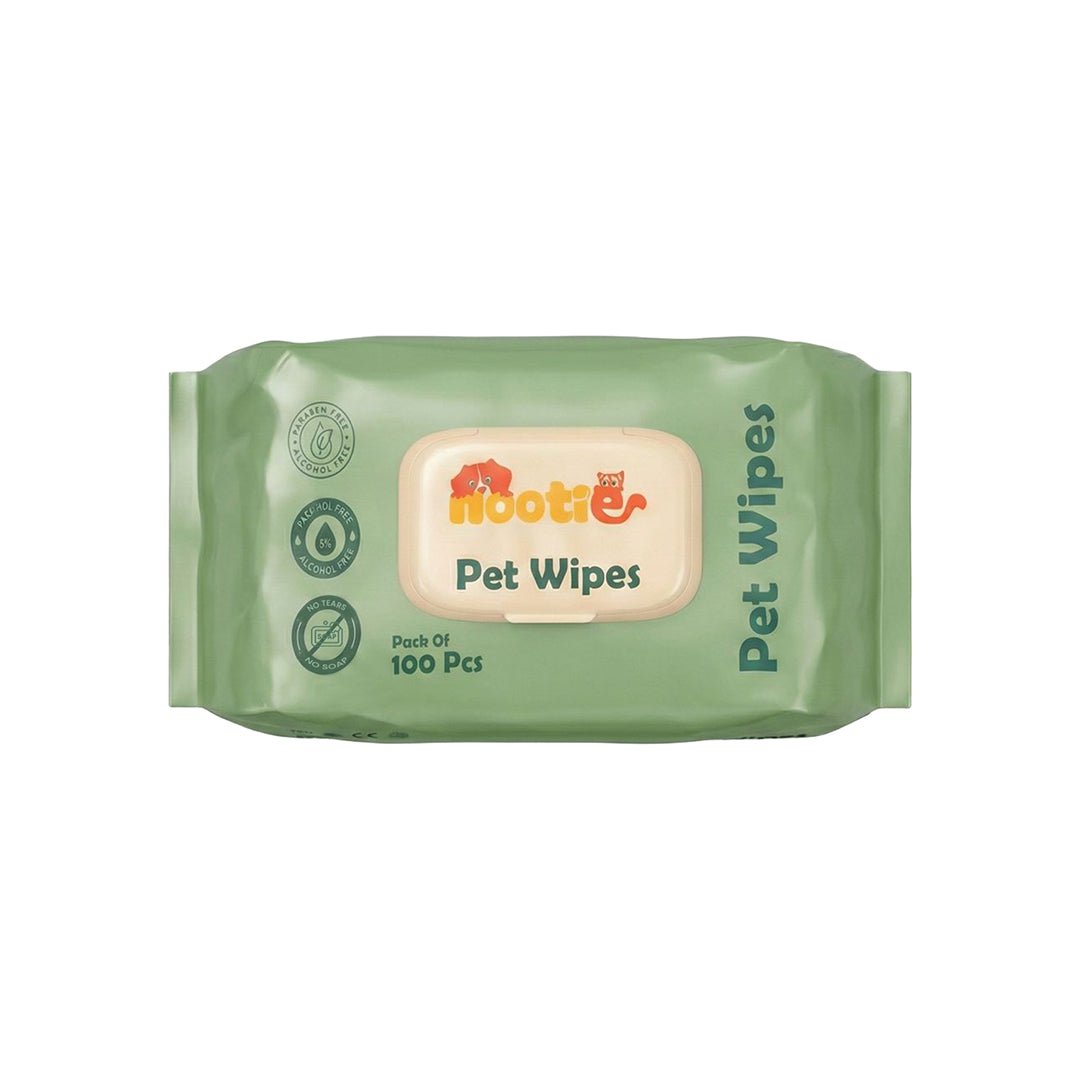 Nootie Wet Pet Wipes (100 Pulls) – Gentle Cleaning Wipes for Dogs & Cats | Alcohol - Free, Paraben - Free & Soap - Free - nootie.in