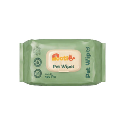 Nootie Wet Pet Wipes (100 Count) - Alcohol-Free Gentle Cleaning Wipes for Dogs & Cats