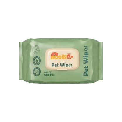 Nootie Wet Pet Wipes (100 Pulls) – Gentle Cleaning Wipes for Dogs & Cats | Alcohol - Free, Paraben - Free & Soap - Free - nootie.in