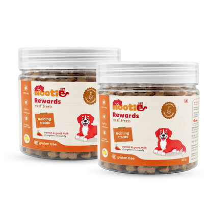 Rewards Jar Treats - Carrot & Goat Milk - 220g