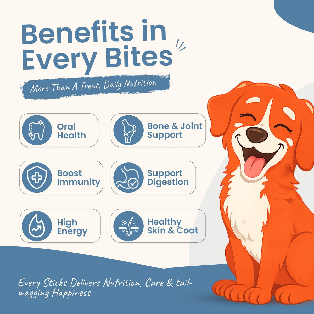 Rewards Chewy Sticks for Dogs (50g) | Chicken | Real Chicken, Collagen-Enriched & High-Protein Chewy Snack - nootie.in